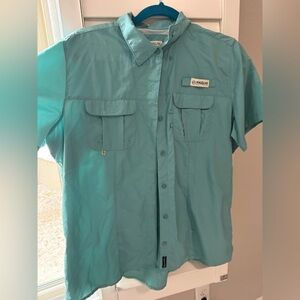 Magellan Outdoors Women’s Turquoise Button Down Shirt